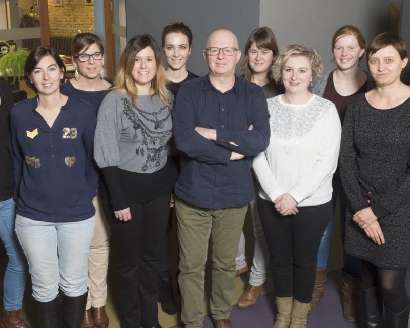 Groepsfoto van SDJ Kortrijk