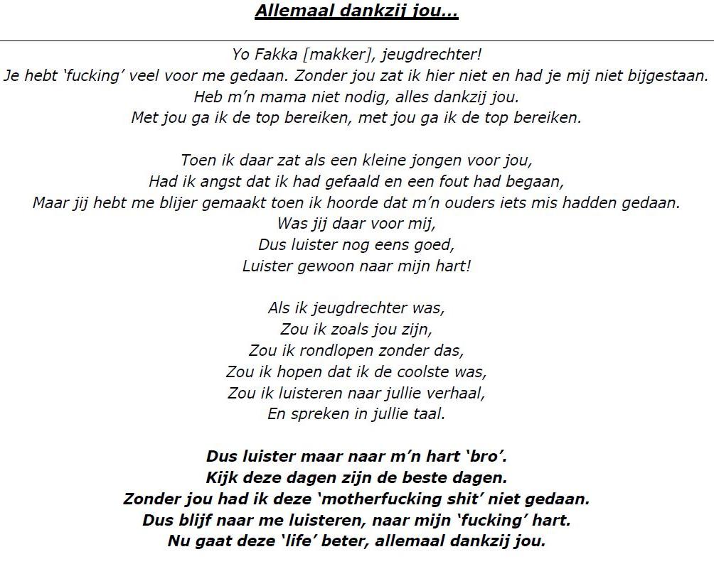 Een rap over jeugdrechters